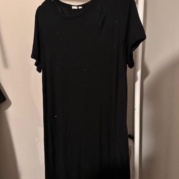 Black T-Shirt Dress - Picture 1 of 1
